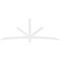 Ekena Millwork Alberta Architectural Grade PVC Gable Bracket, 108"W x 40 1/2"H x 4"D x 4"F, 9/12 Pitch GBP108X41X0404ALB00 - alternate 2